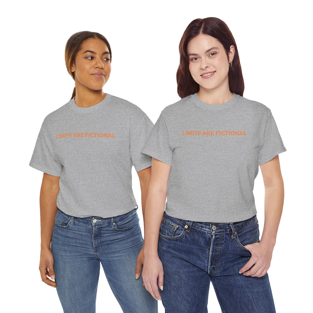 Limits Are Fictional, Motivation, Unisex Heavy Cotton Tee