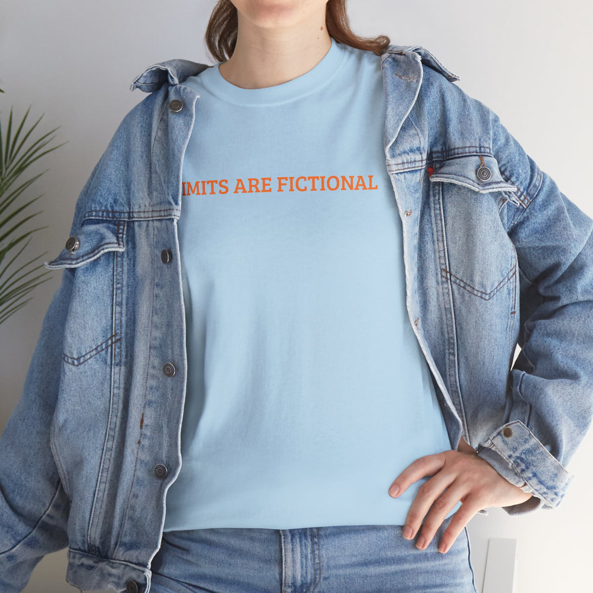 Limits Are Fictional, Motivation, Unisex Heavy Cotton Tee