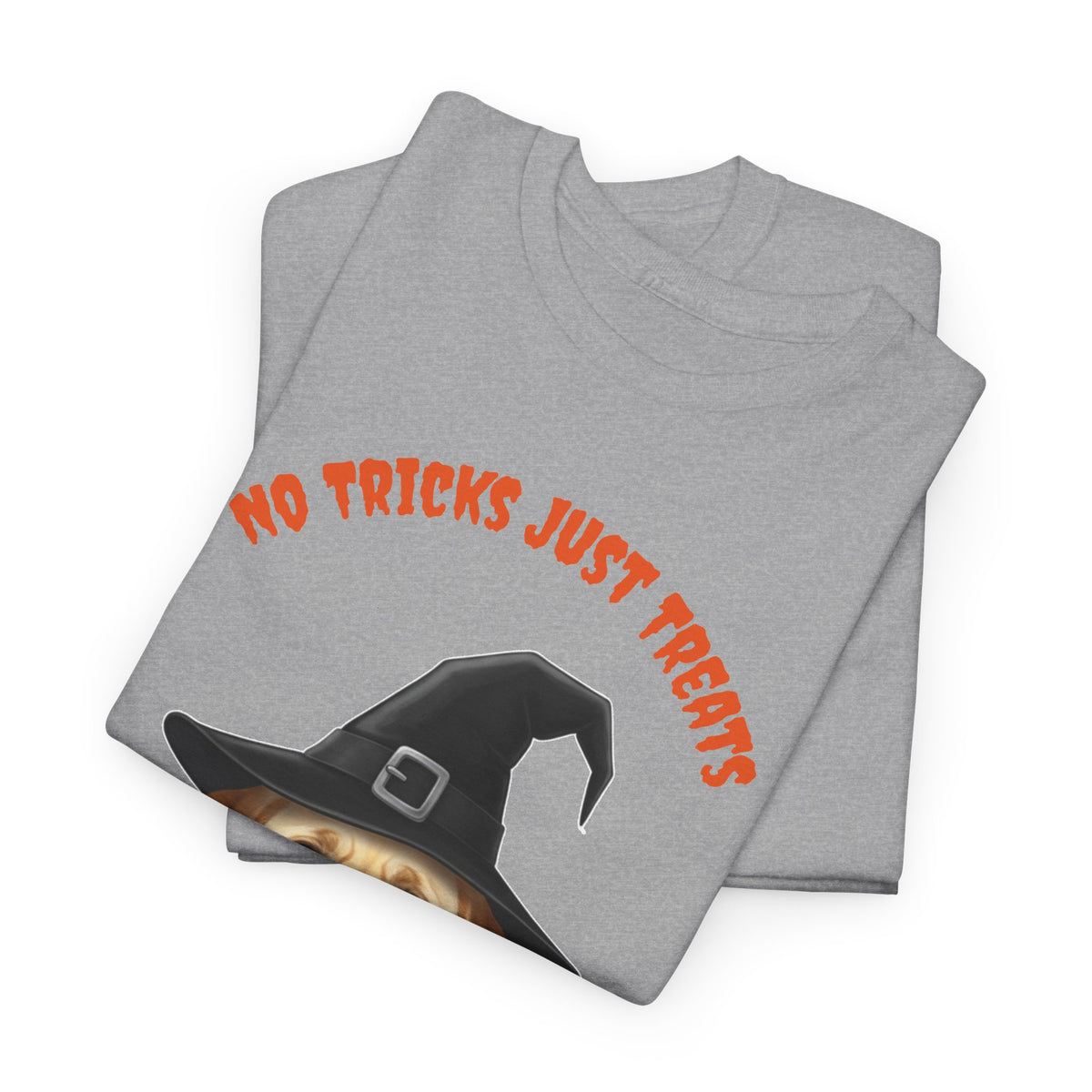 No Tricks Just Treats Golden Lab Halloween T-Shirt – Stay Weird Goods