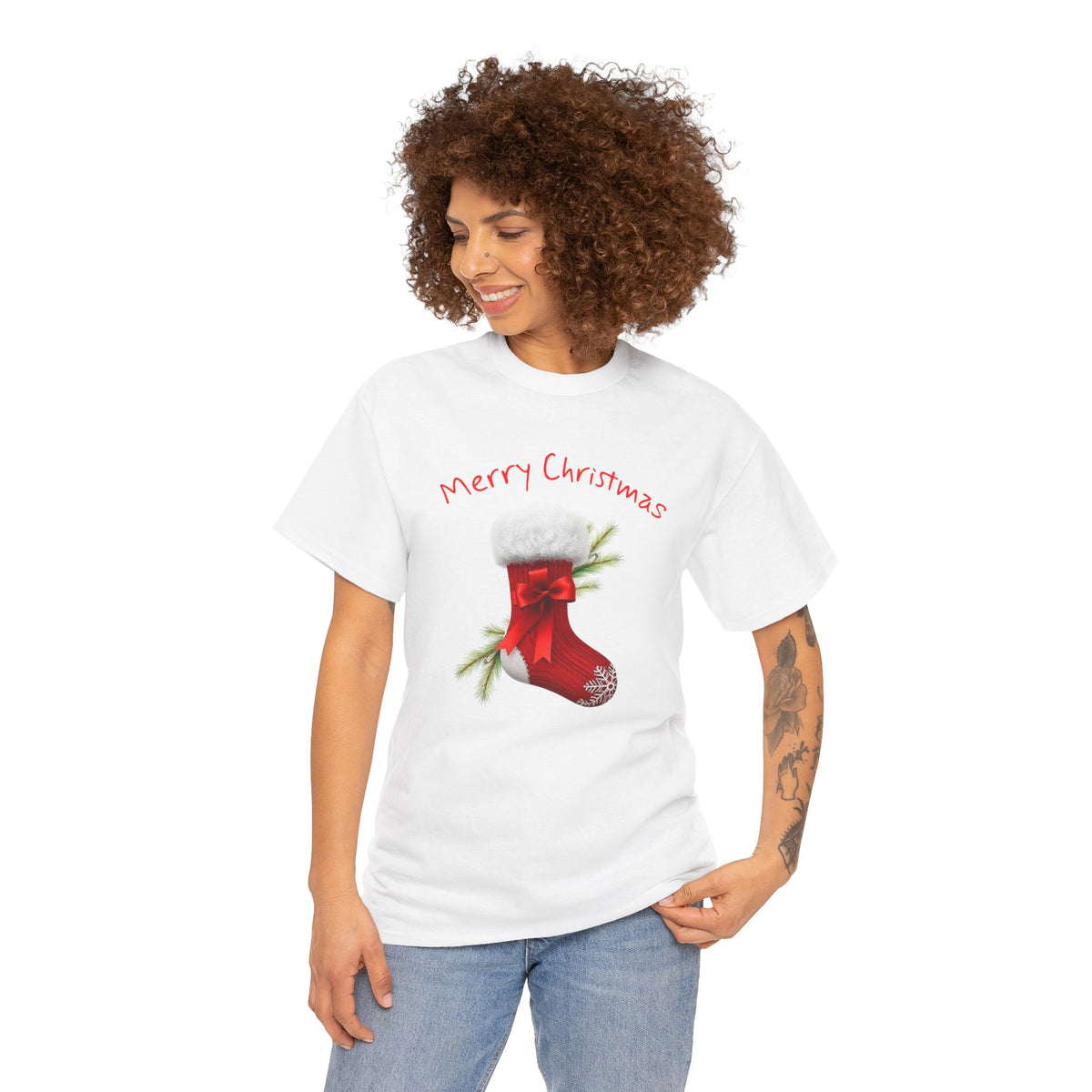 Holiday Stalking, Merry Christmas, Unisex Heavy Cotton Tee