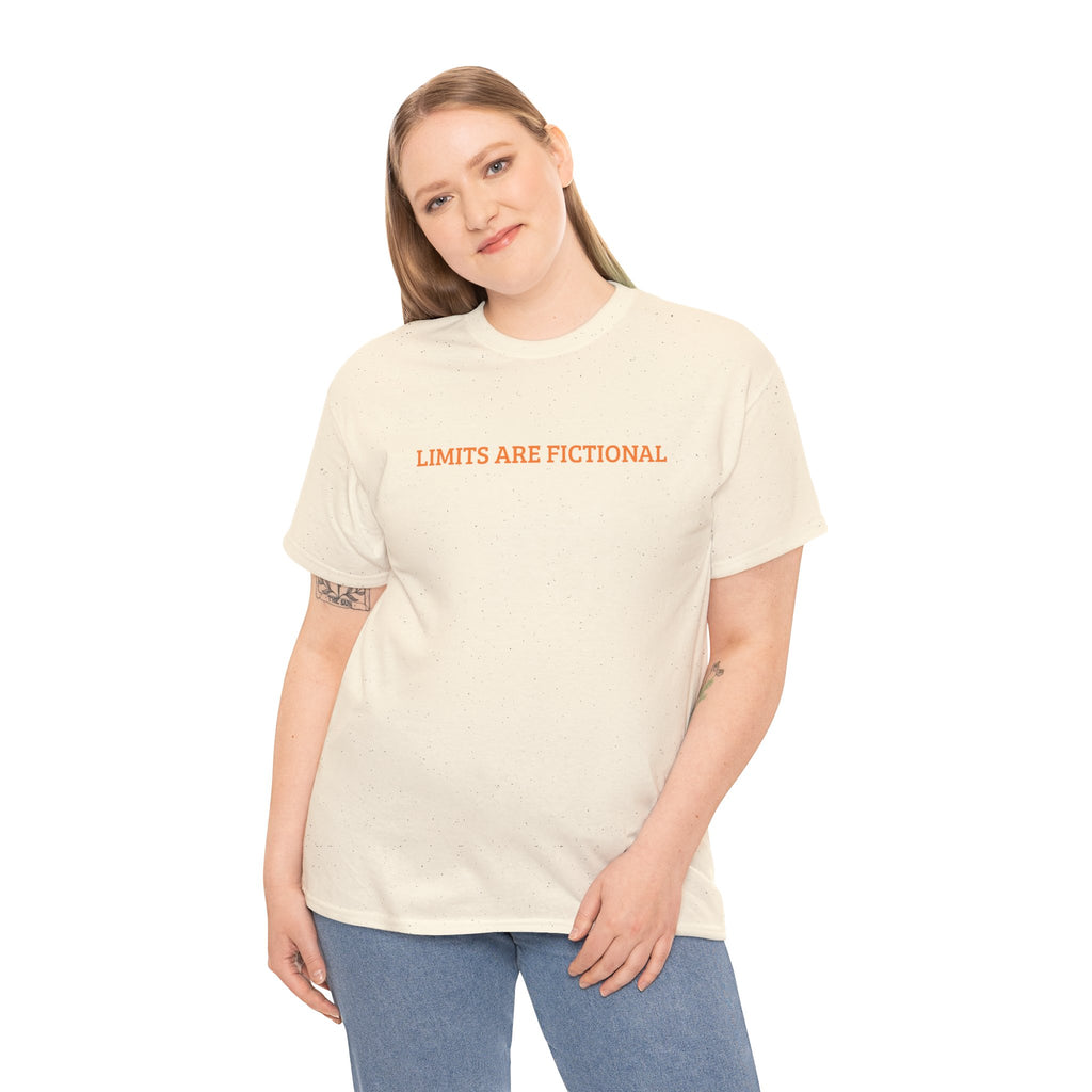 Limits Are Fictional, Motivation, Unisex Heavy Cotton Tee