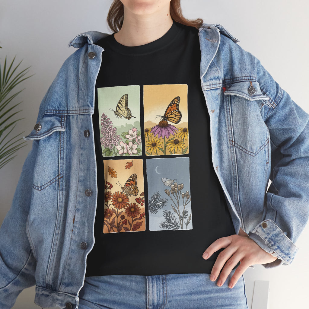 Botanical Butterfly Garden T-Shirt