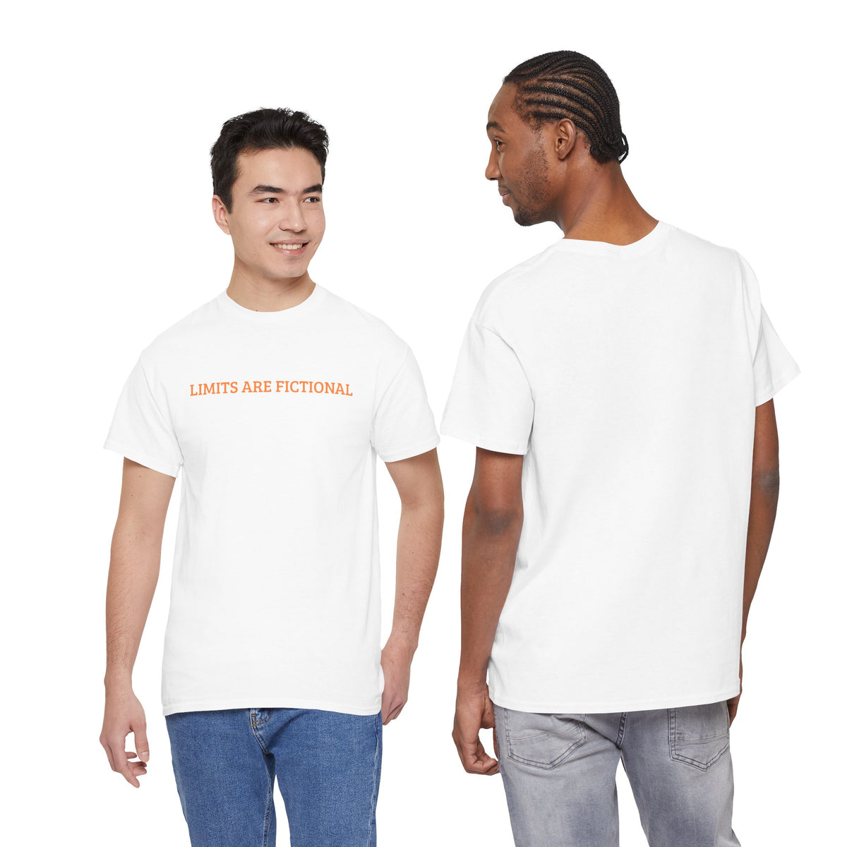 Limits Are Fictional, Motivation, Unisex Heavy Cotton Tee