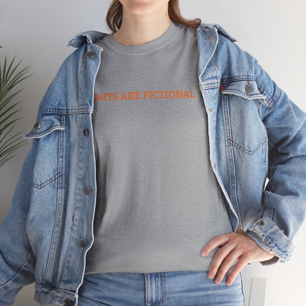 Limits Are Fictional, Motivation, Unisex Heavy Cotton Tee