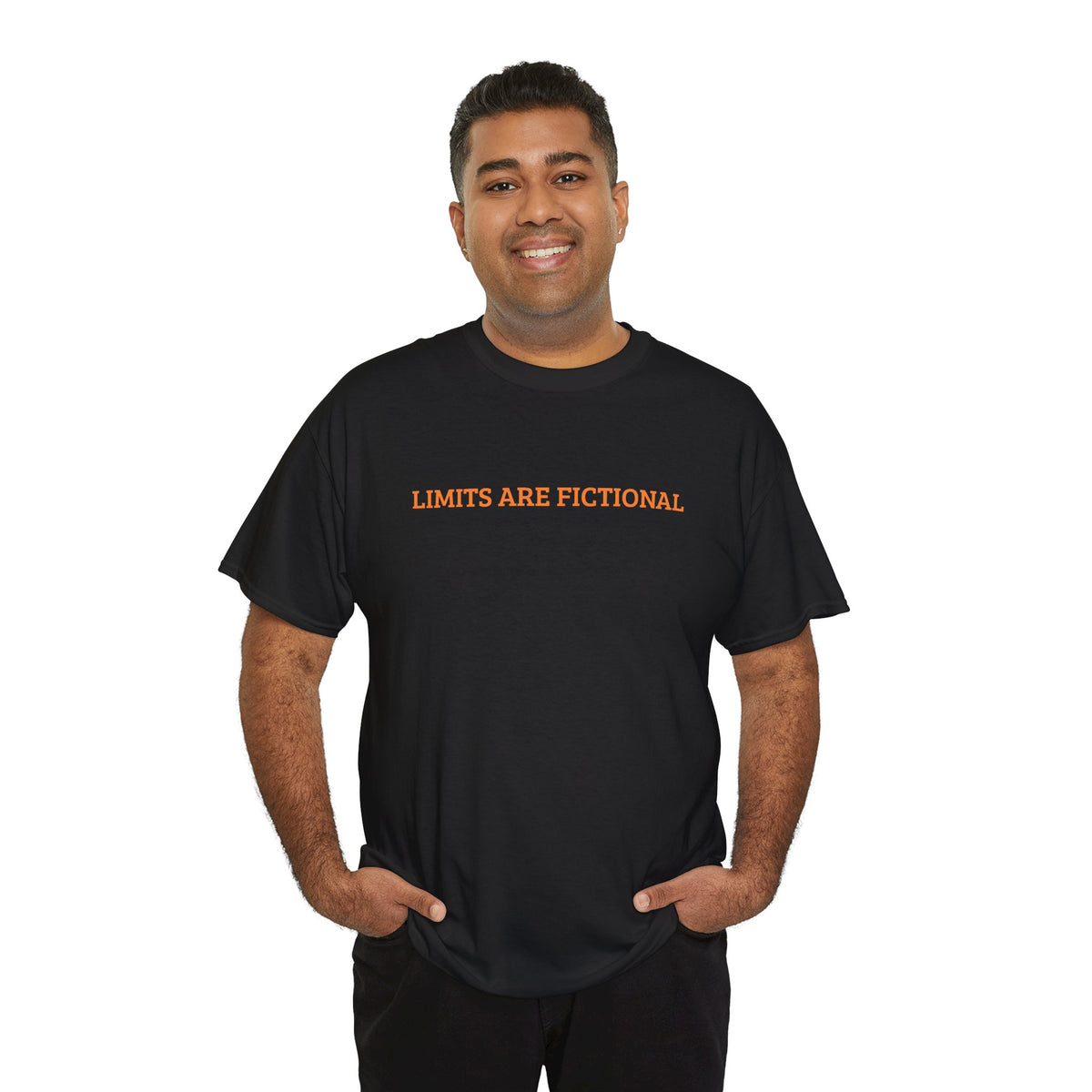Limits Are Fictional, Motivation, Unisex Heavy Cotton Tee