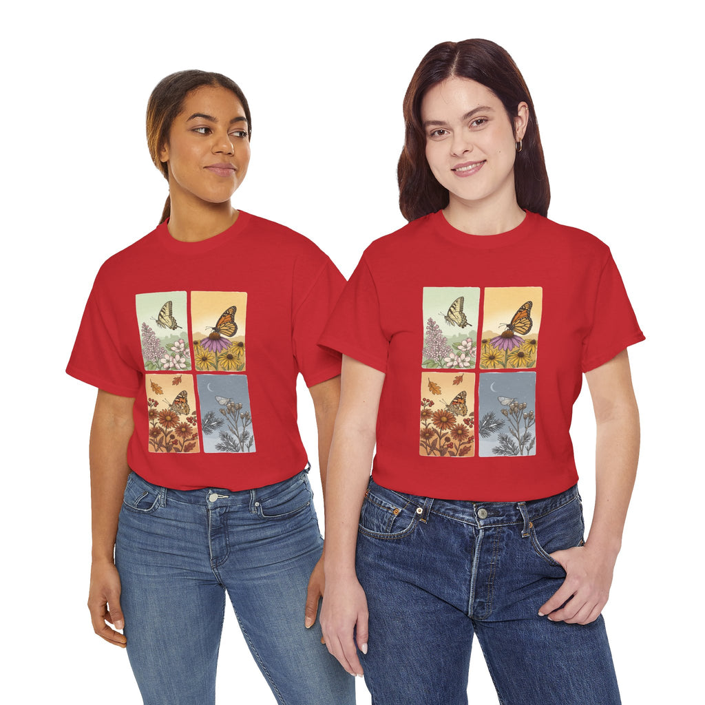 Botanical Butterfly Garden T-Shirt