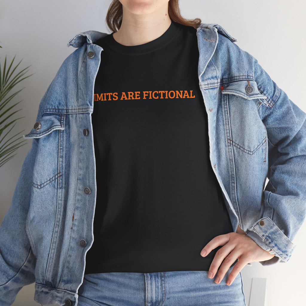 Limits Are Fictional, Motivation, Unisex Heavy Cotton Tee