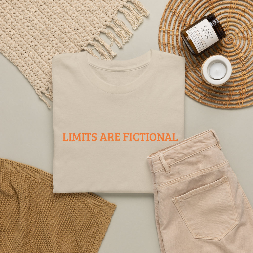 Limits Are Fictional, Motivation, Unisex Heavy Cotton Tee