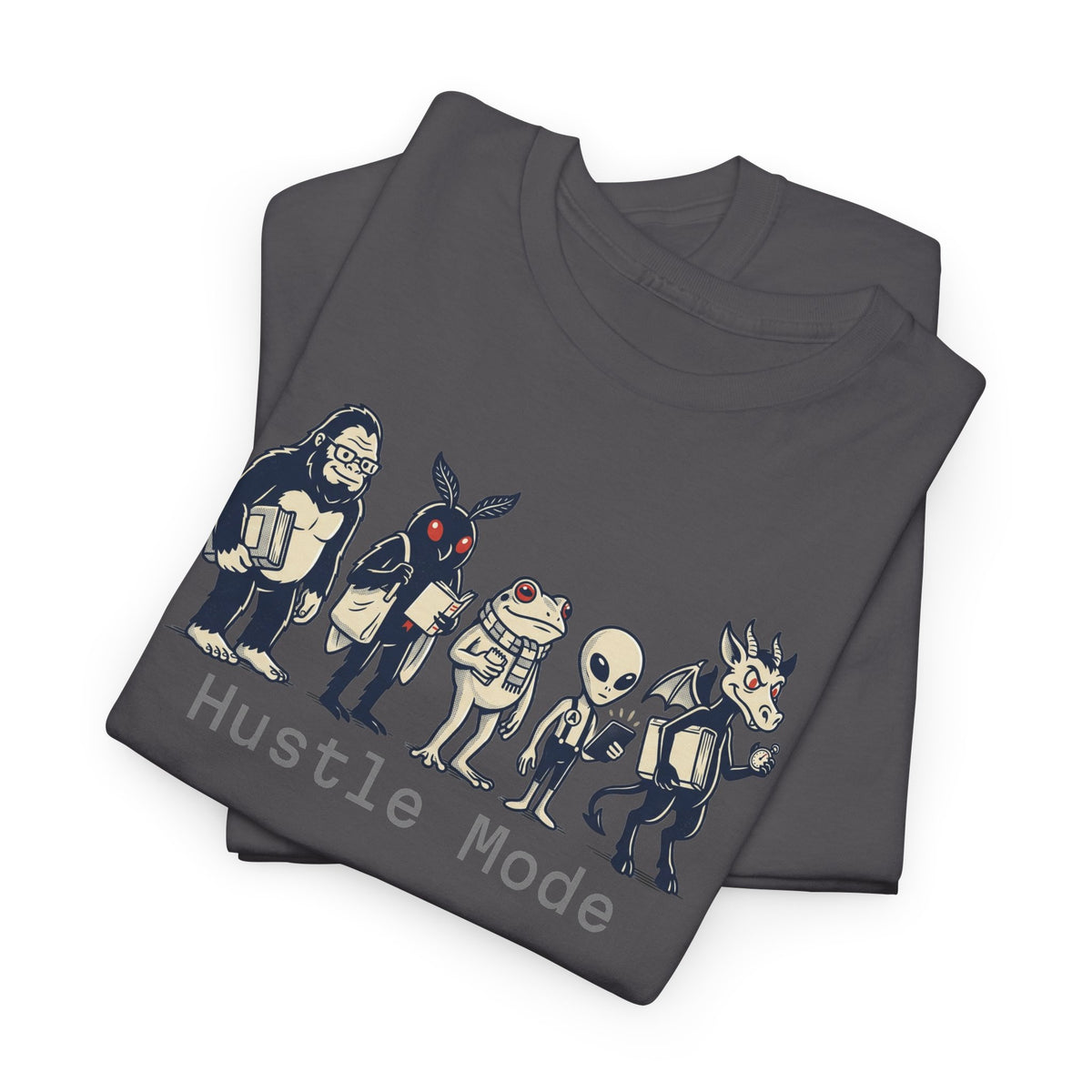Hustle Mode Character Graphic T-Shirt