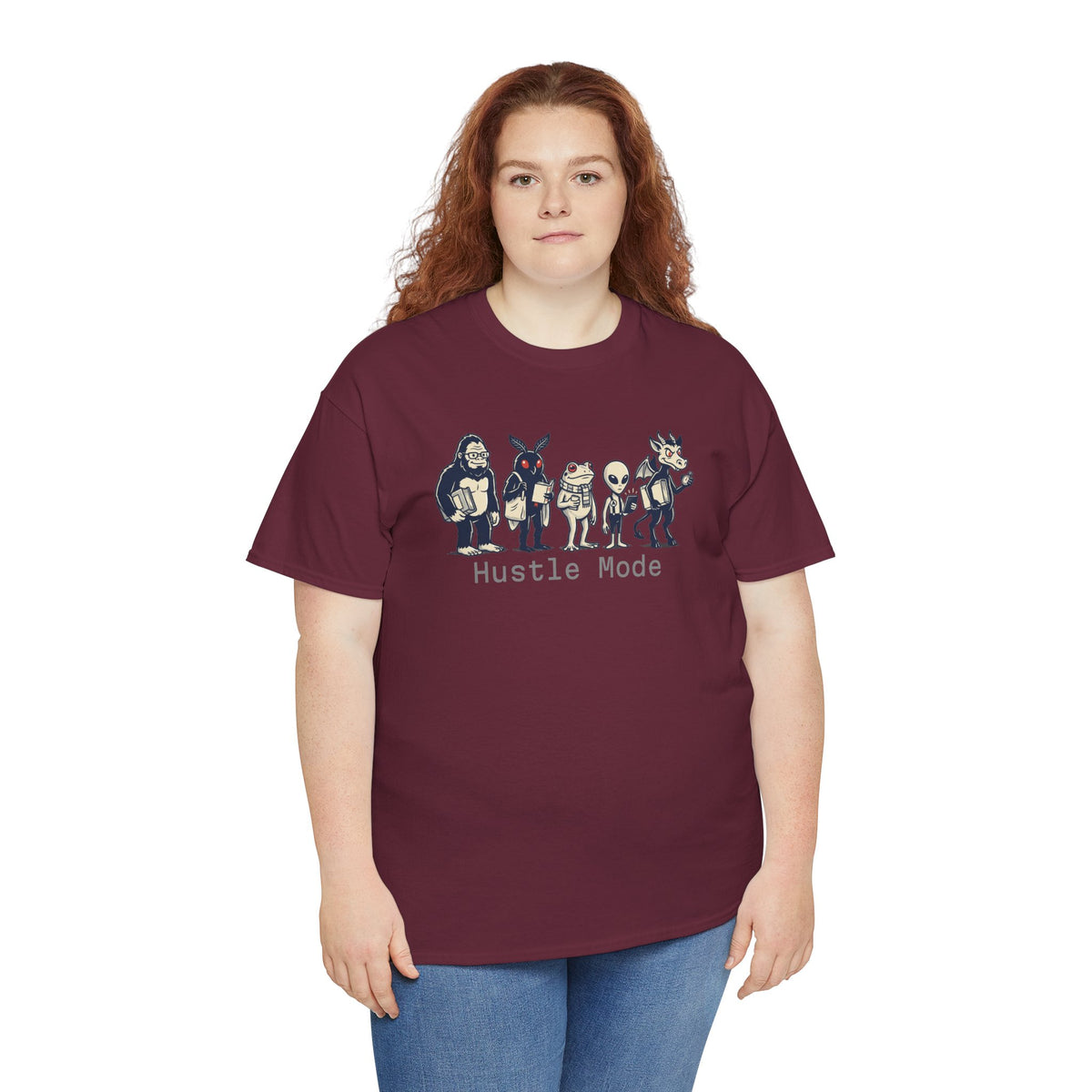 Hustle Mode Character Graphic T-Shirt