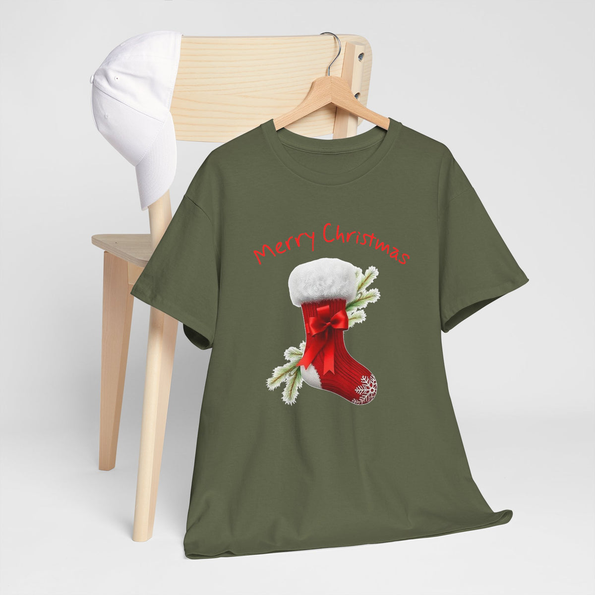 Holiday Stalking, Merry Christmas, Unisex Heavy Cotton Tee