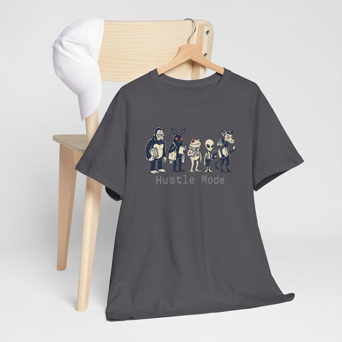 Hustle Mode Character Graphic T-Shirt
