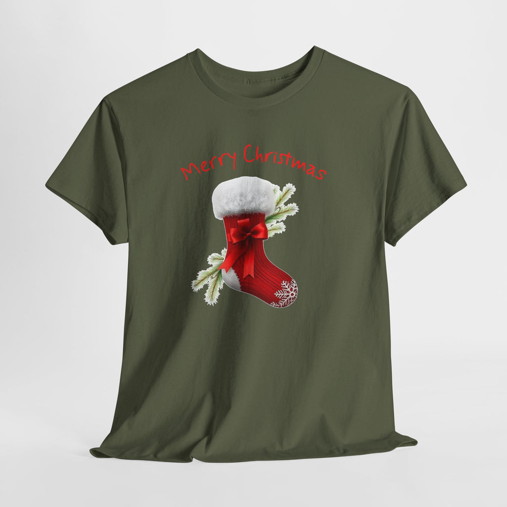 Holiday Stalking, Merry Christmas, Unisex Heavy Cotton Tee