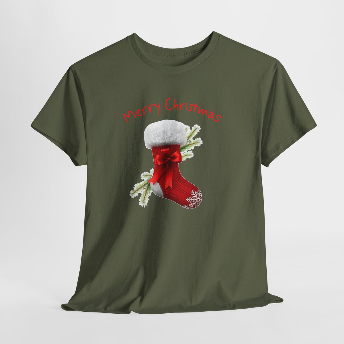 Holiday Stalking, Merry Christmas, Unisex Heavy Cotton Tee