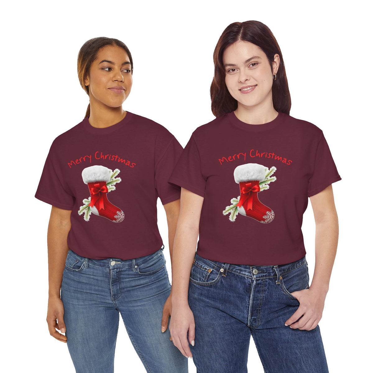 Holiday Stalking, Merry Christmas, Unisex Heavy Cotton Tee