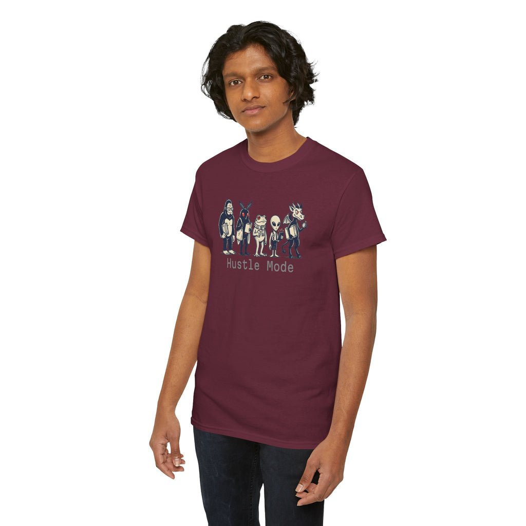Hustle Mode Character Graphic T-Shirt