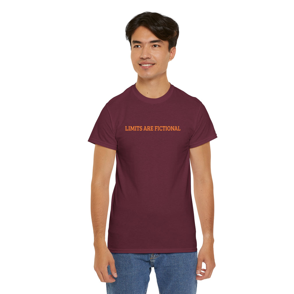 Limits Are Fictional, Motivation, Unisex Heavy Cotton Tee