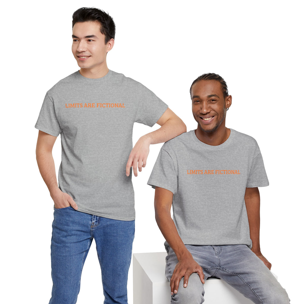 Limits Are Fictional, Motivation, Unisex Heavy Cotton Tee