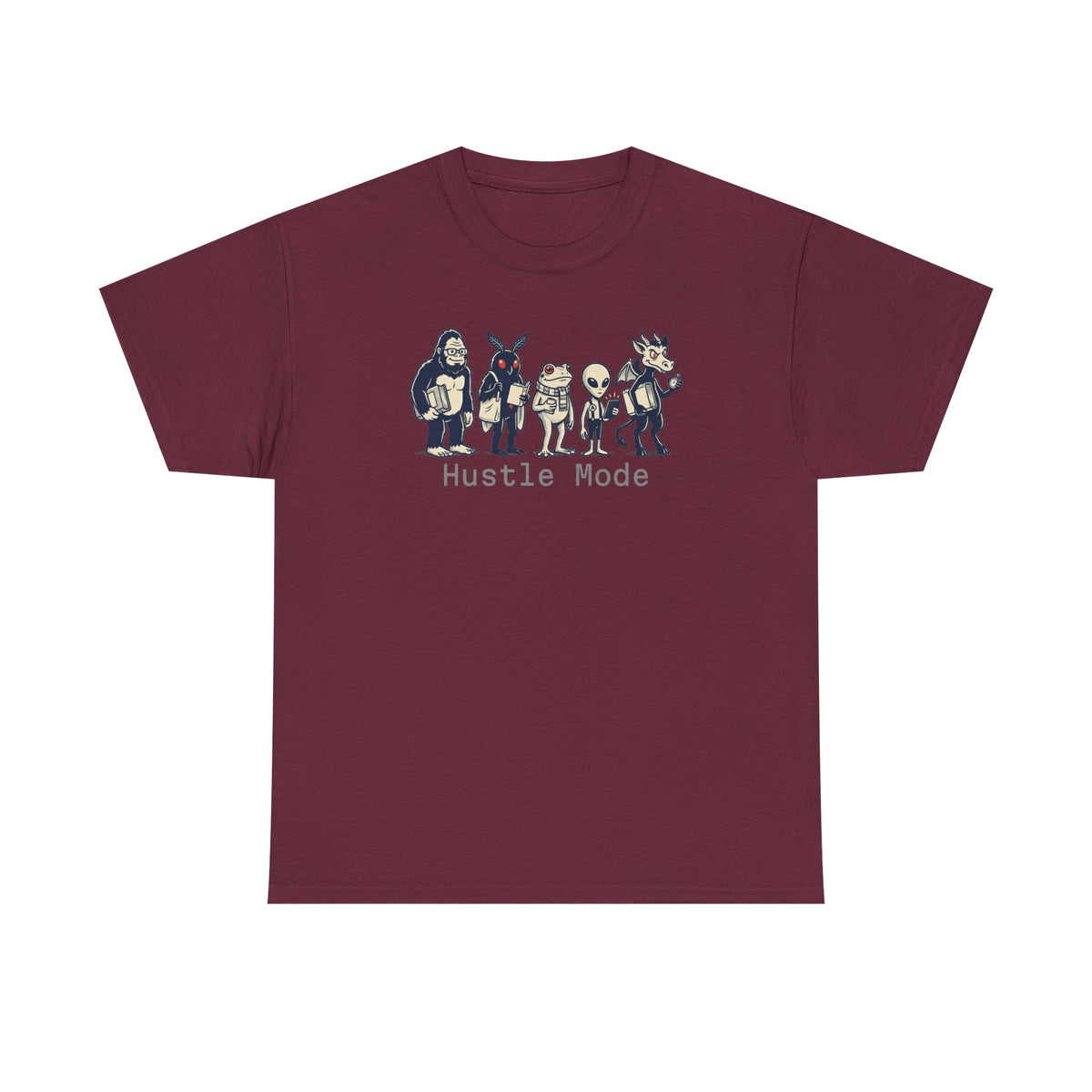 Hustle Mode Character Graphic T-Shirt