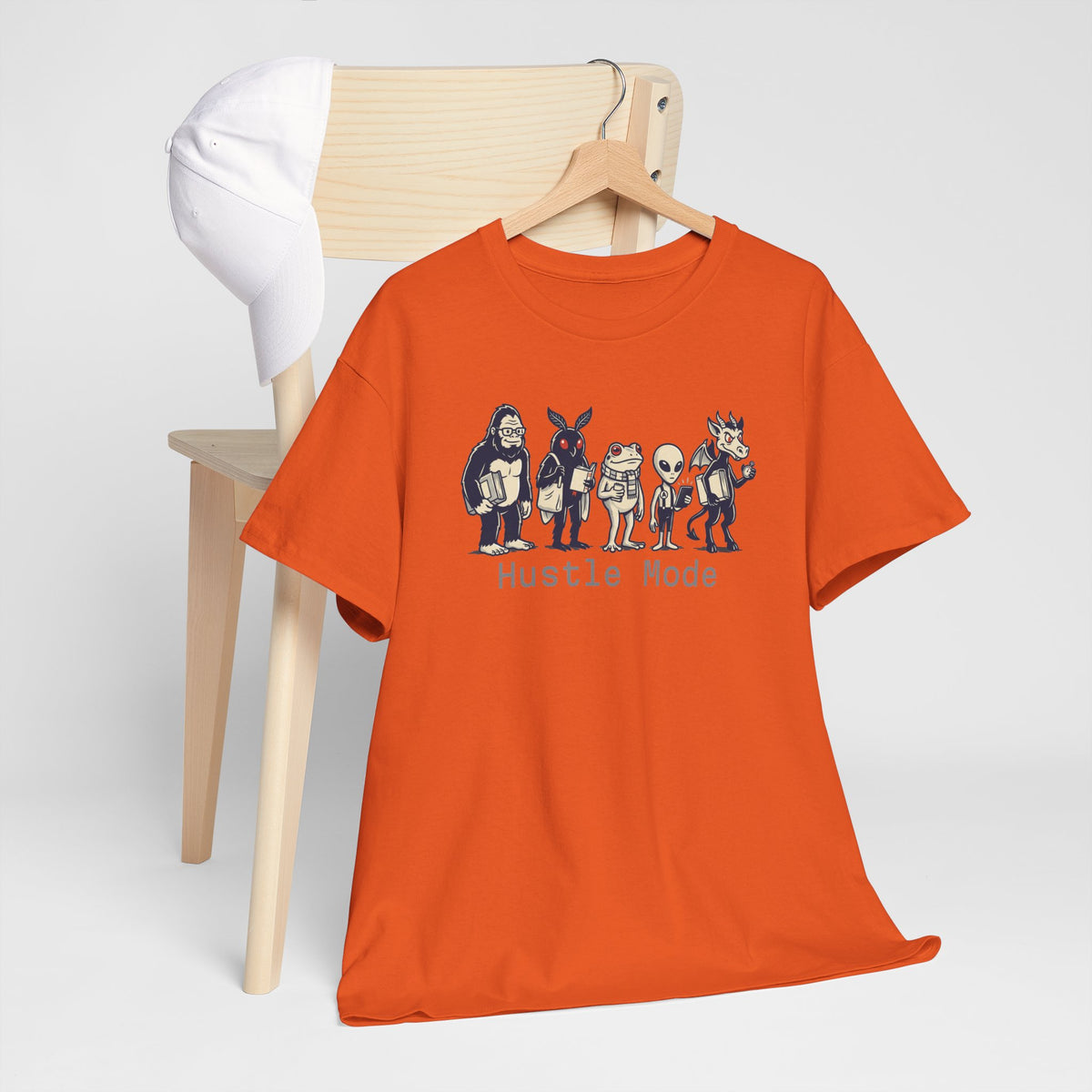Hustle Mode Character Graphic T-Shirt