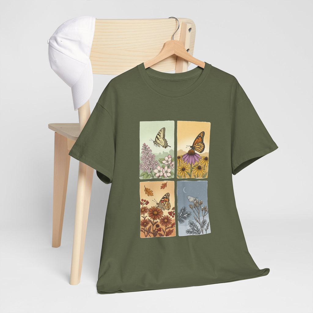 Botanical Butterfly Garden T-Shirt