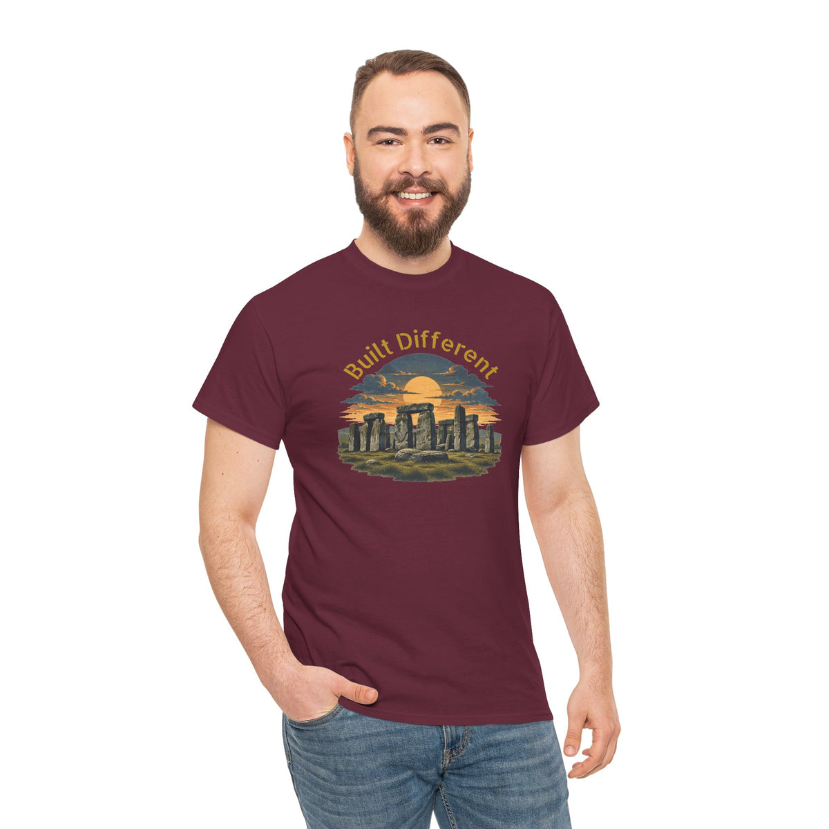 Built Different, Unisex Heavy Cotton Tee