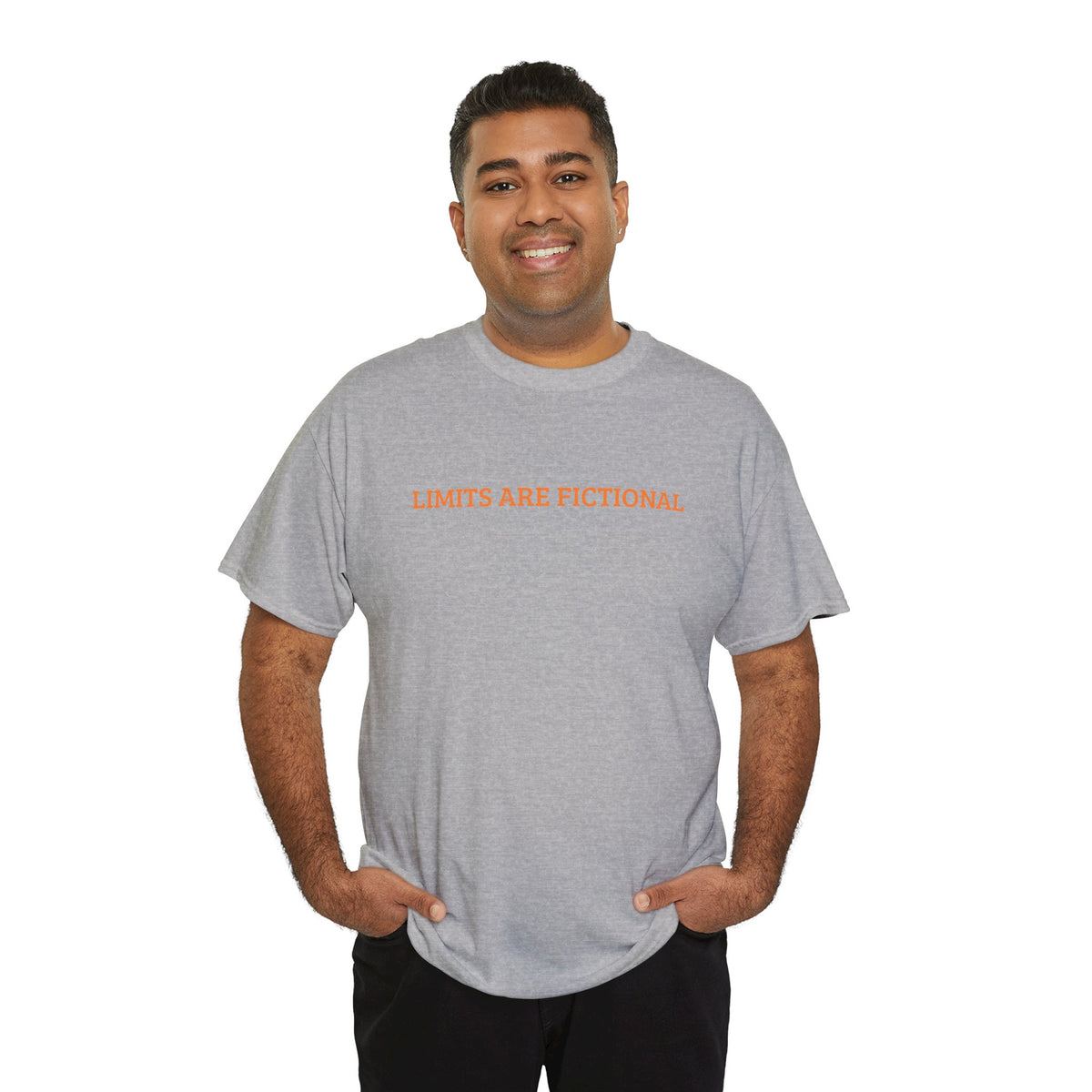 Limits Are Fictional, Motivation, Unisex Heavy Cotton Tee