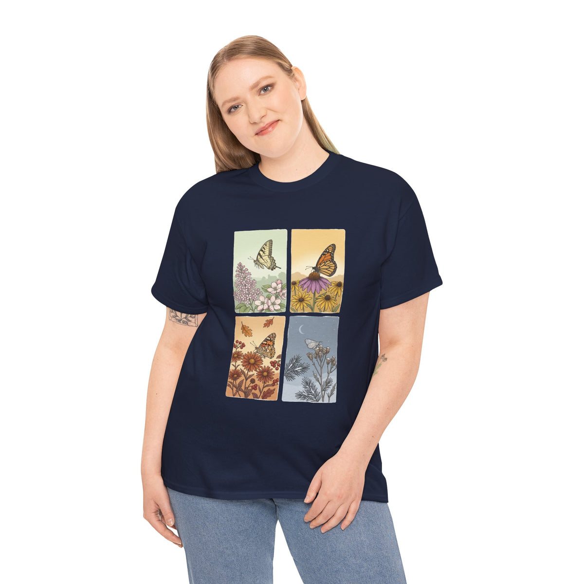 Botanical Butterfly Garden T-Shirt