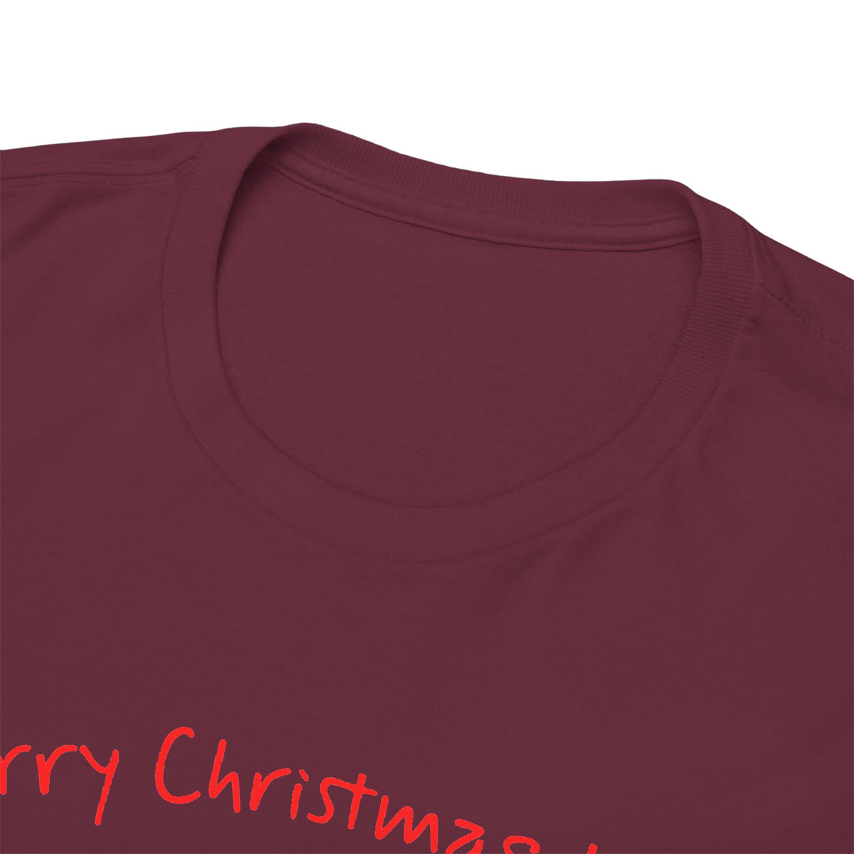 Santa and a Yellow Labrador, Merry Christmas, Unisex Heavy Cotton Tee