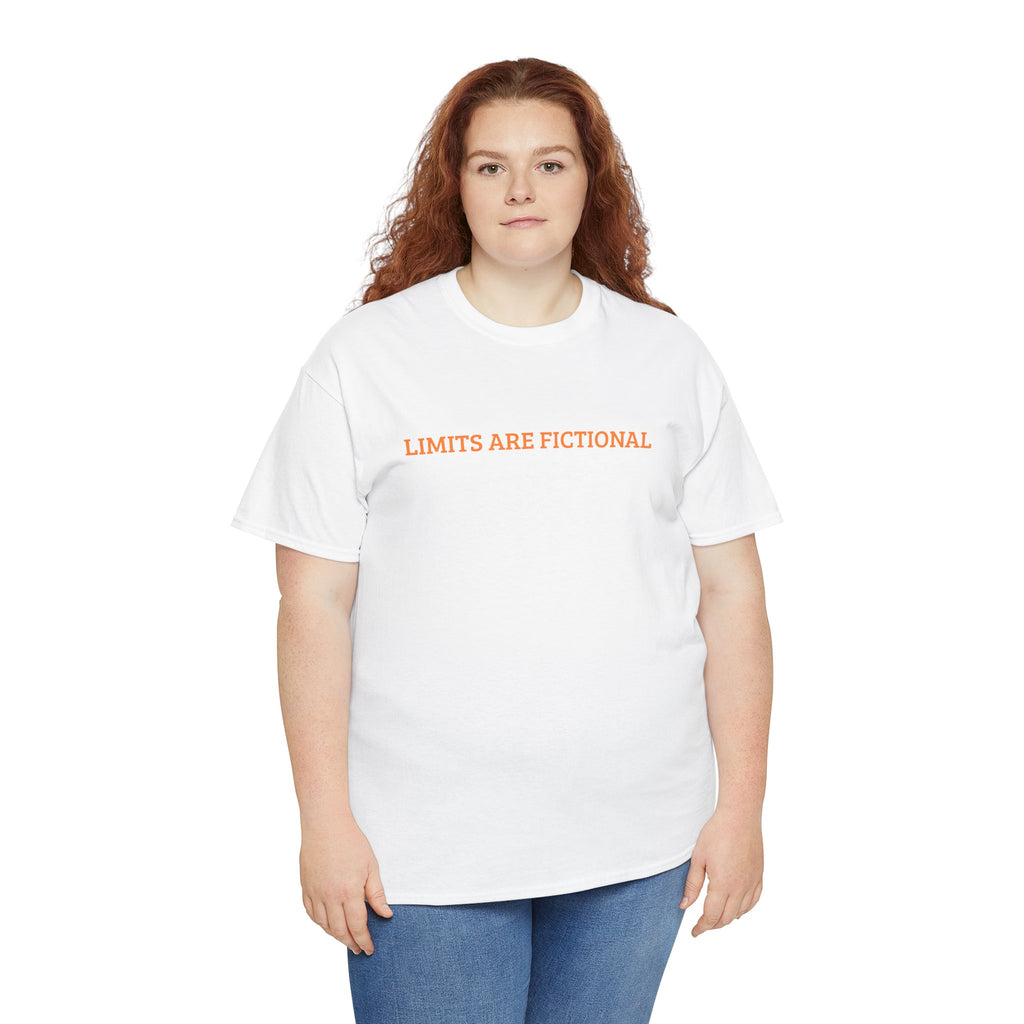 Limits Are Fictional, Motivation, Unisex Heavy Cotton Tee