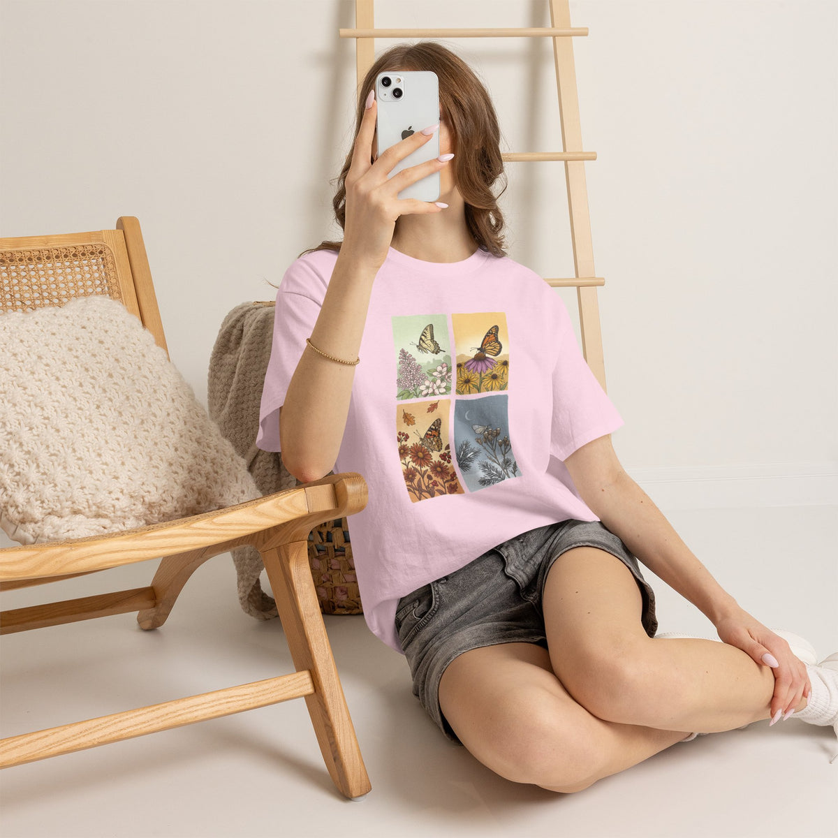 Botanical Butterfly Garden T-Shirt