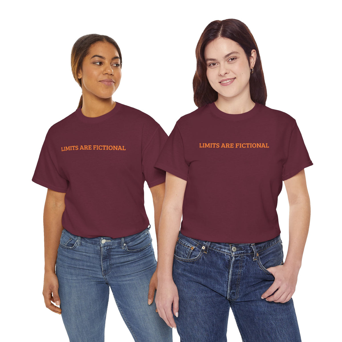 Limits Are Fictional, Motivation, Unisex Heavy Cotton Tee