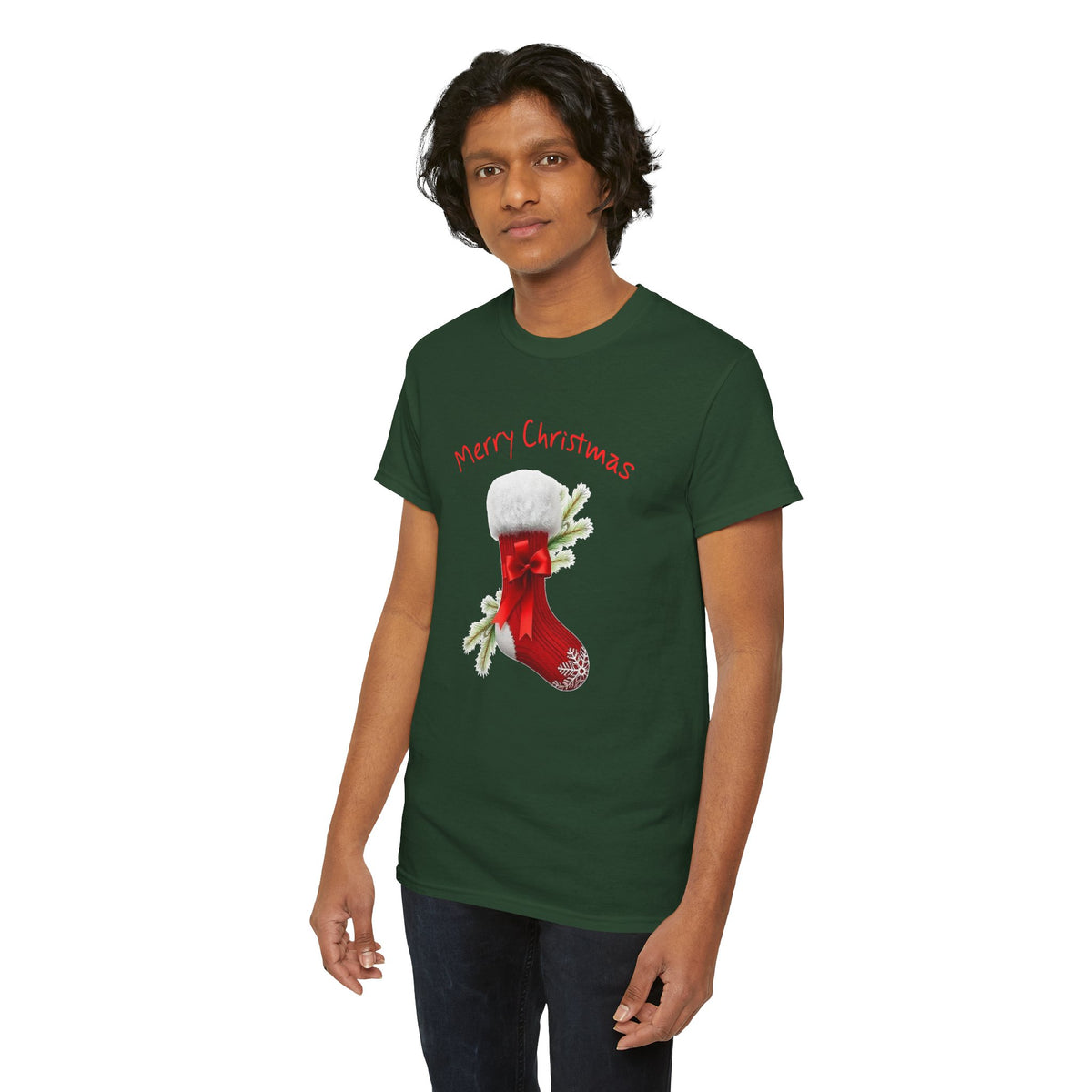 Holiday Stalking, Merry Christmas, Unisex Heavy Cotton Tee
