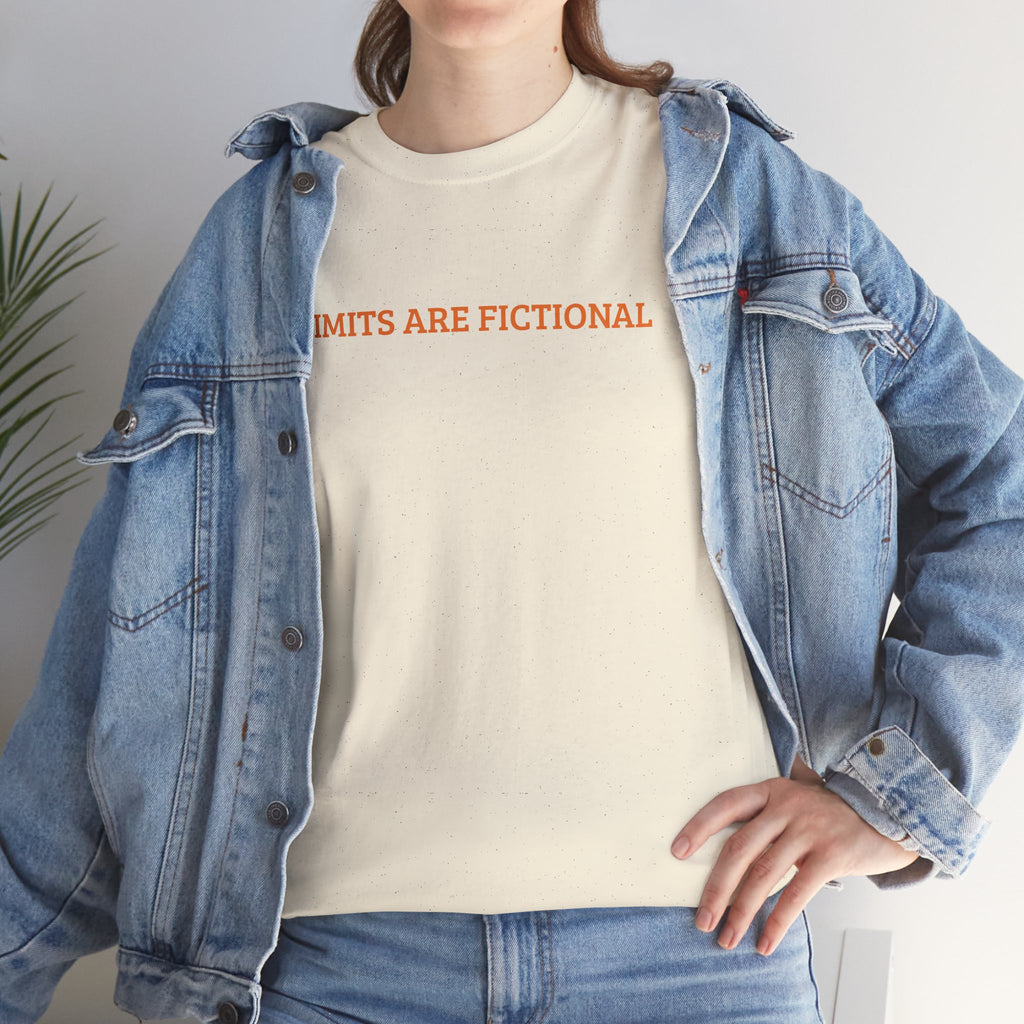 Limits Are Fictional, Motivation, Unisex Heavy Cotton Tee