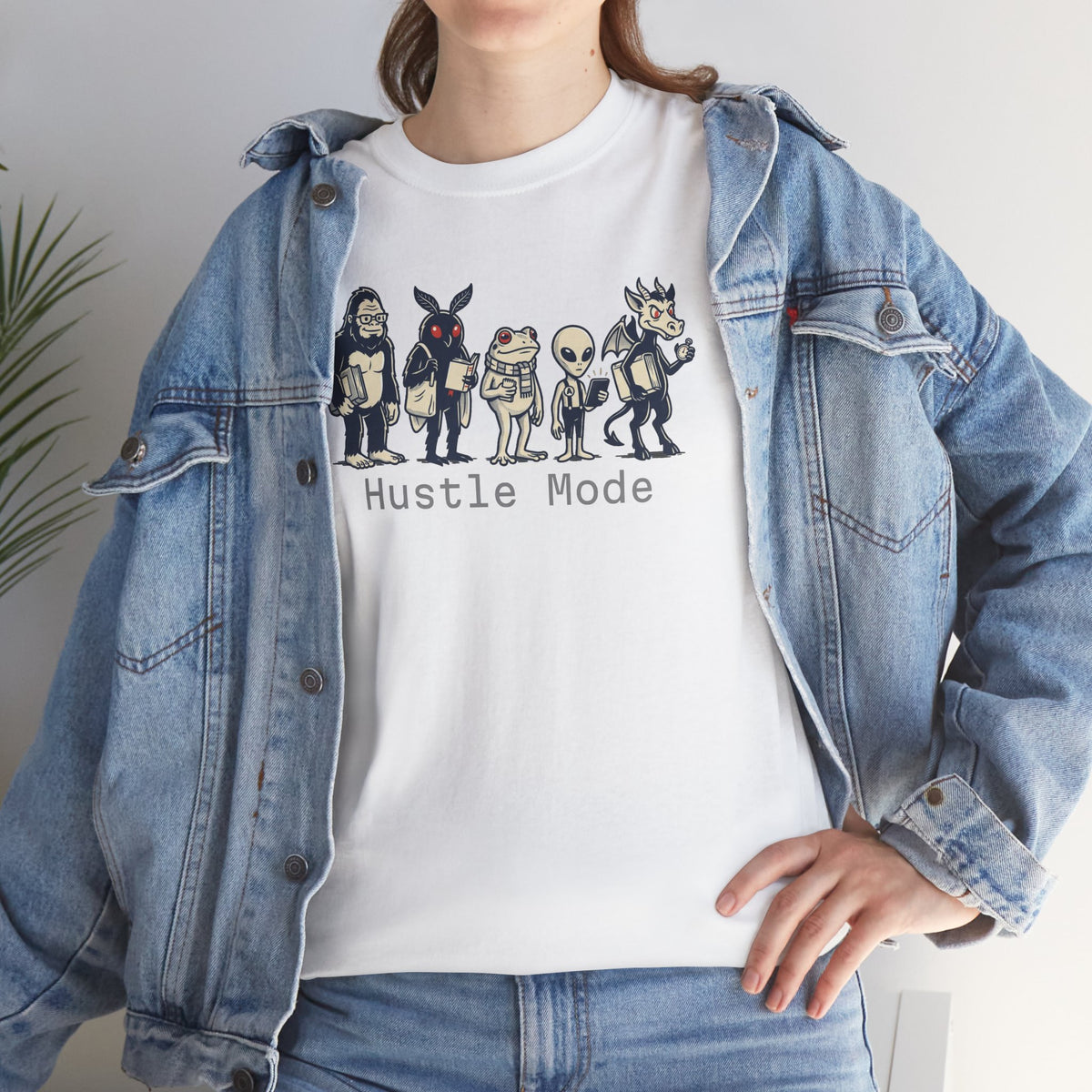 Hustle Mode Character Graphic T-Shirt