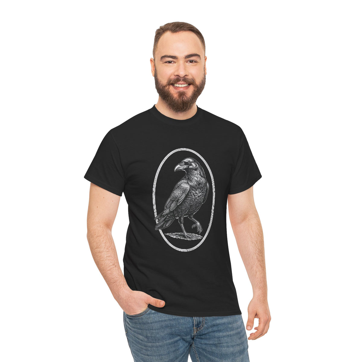 Raven Illustration T-Shirt
