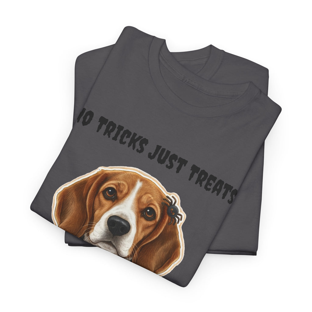 No Tricks Just Treats Beagle Halloween T-Shirt – Stay Weird Goods