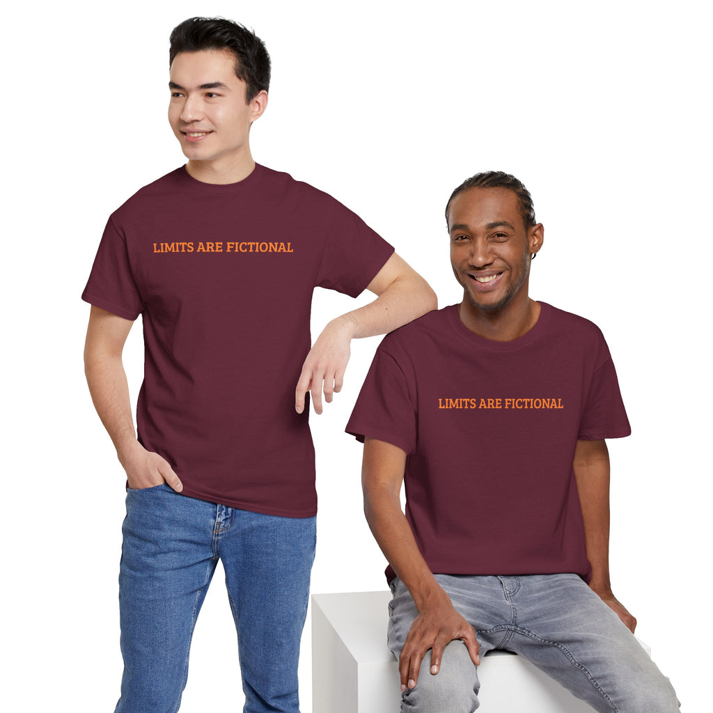 Limits Are Fictional, Motivation, Unisex Heavy Cotton Tee