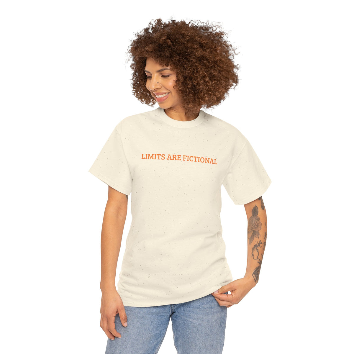 Limits Are Fictional, Motivation, Unisex Heavy Cotton Tee