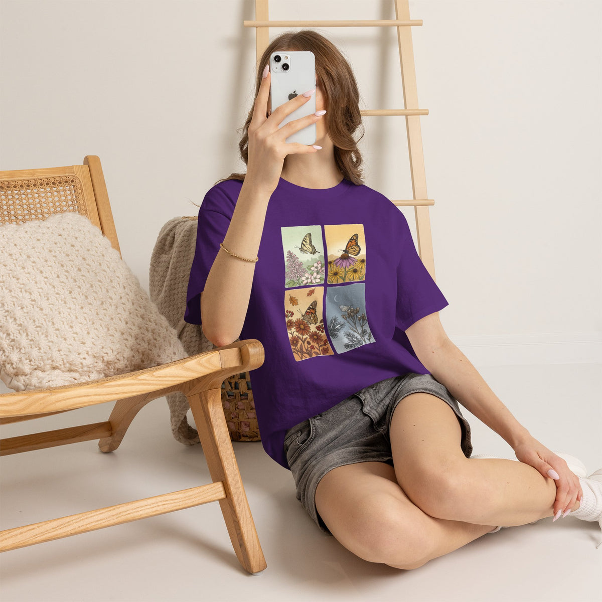 Botanical Butterfly Garden T-Shirt
