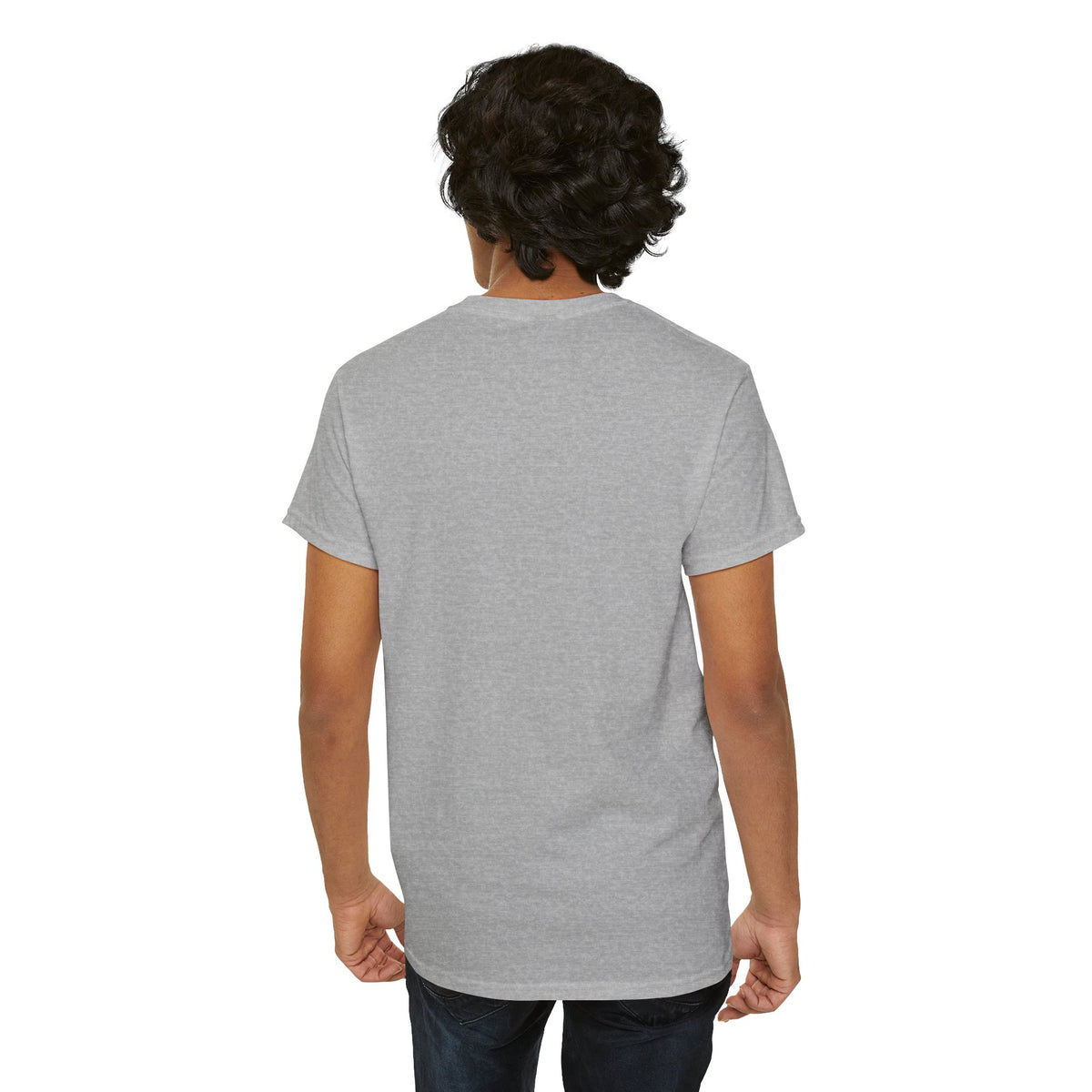 Happy Holidays Wreath, Unisex Heavy Cotton Tee