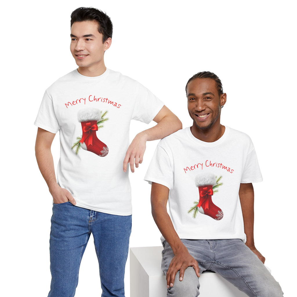 Holiday Stalking, Merry Christmas, Unisex Heavy Cotton Tee