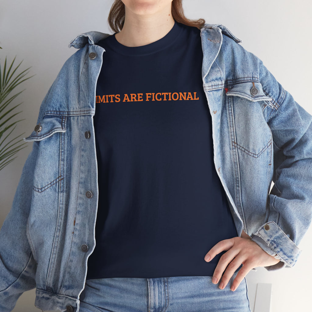 Limits Are Fictional, Motivation, Unisex Heavy Cotton Tee
