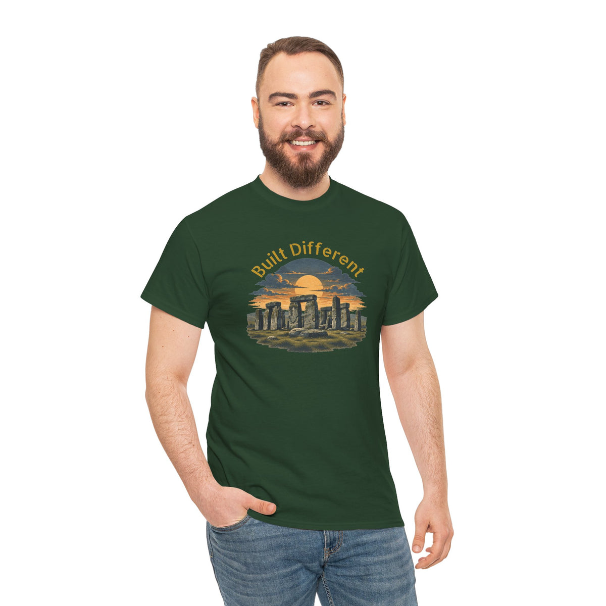 Built Different, Unisex Heavy Cotton Tee