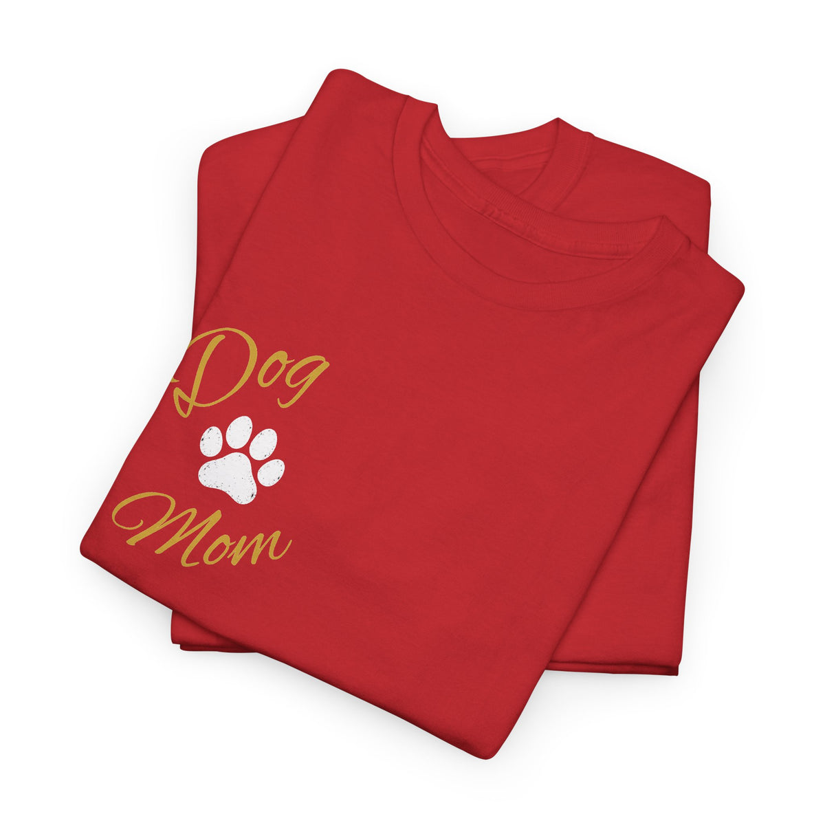 Dog Mom Tee, Unisex Heavy Cotton Tee