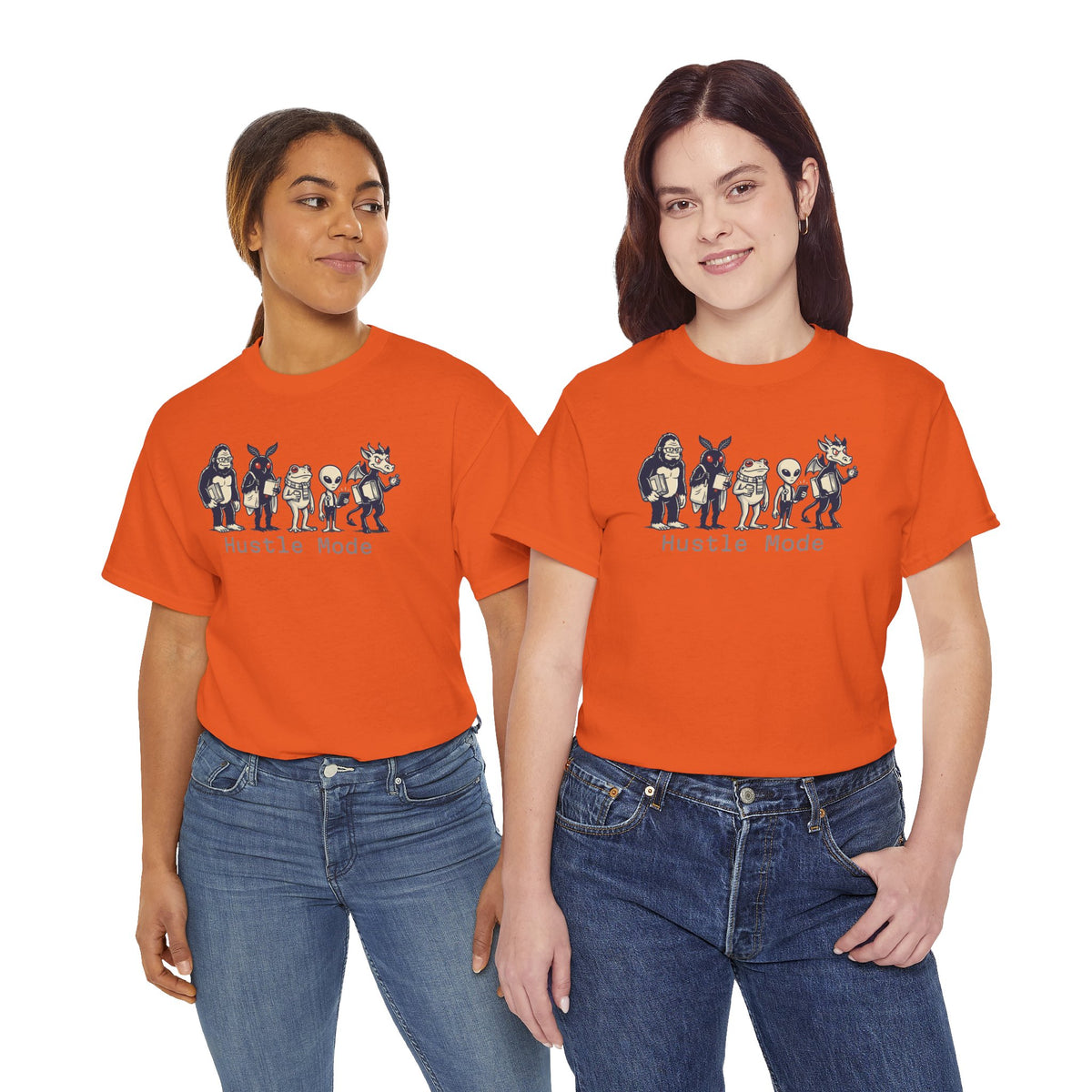 Hustle Mode Character Graphic T-Shirt