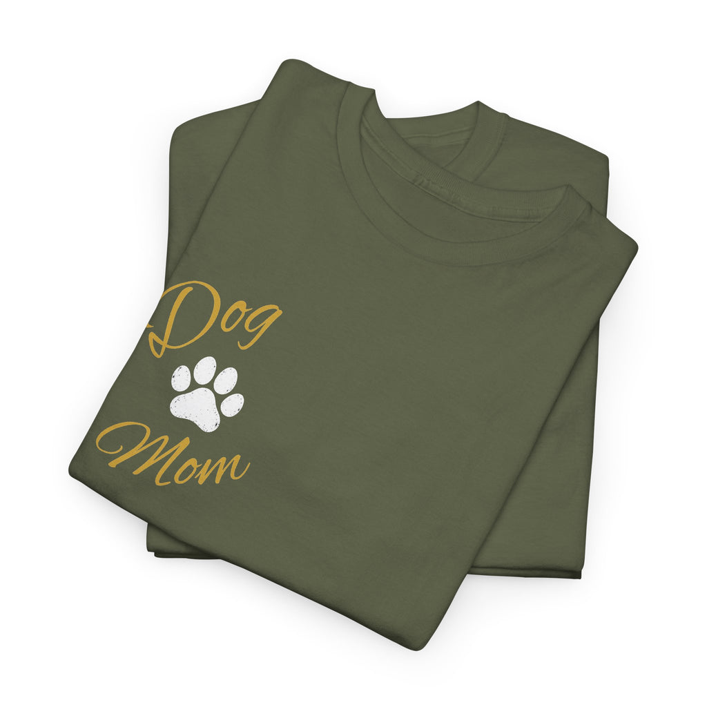 Dog Mom Tee, Unisex Heavy Cotton Tee