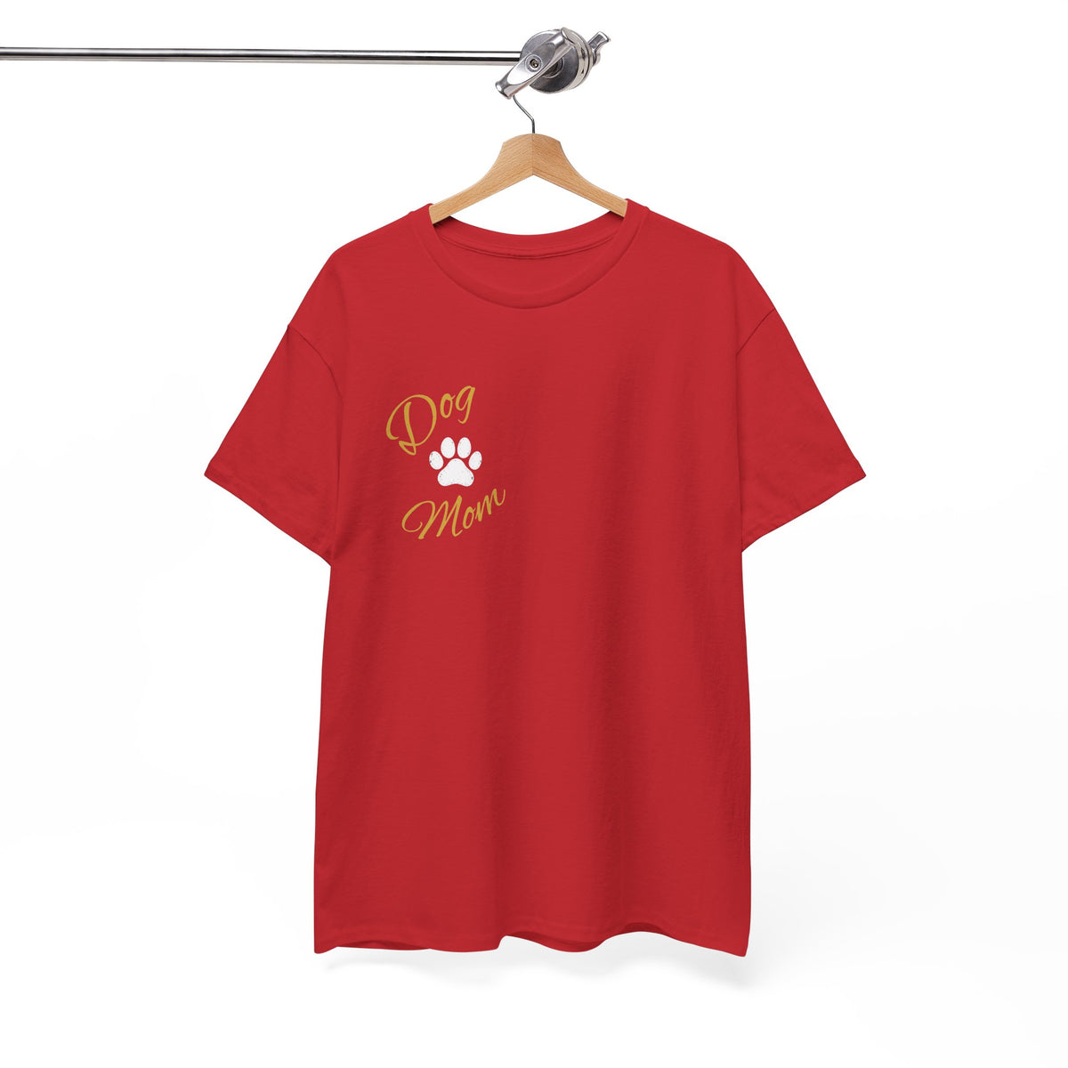 Dog Mom Tee, Unisex Heavy Cotton Tee