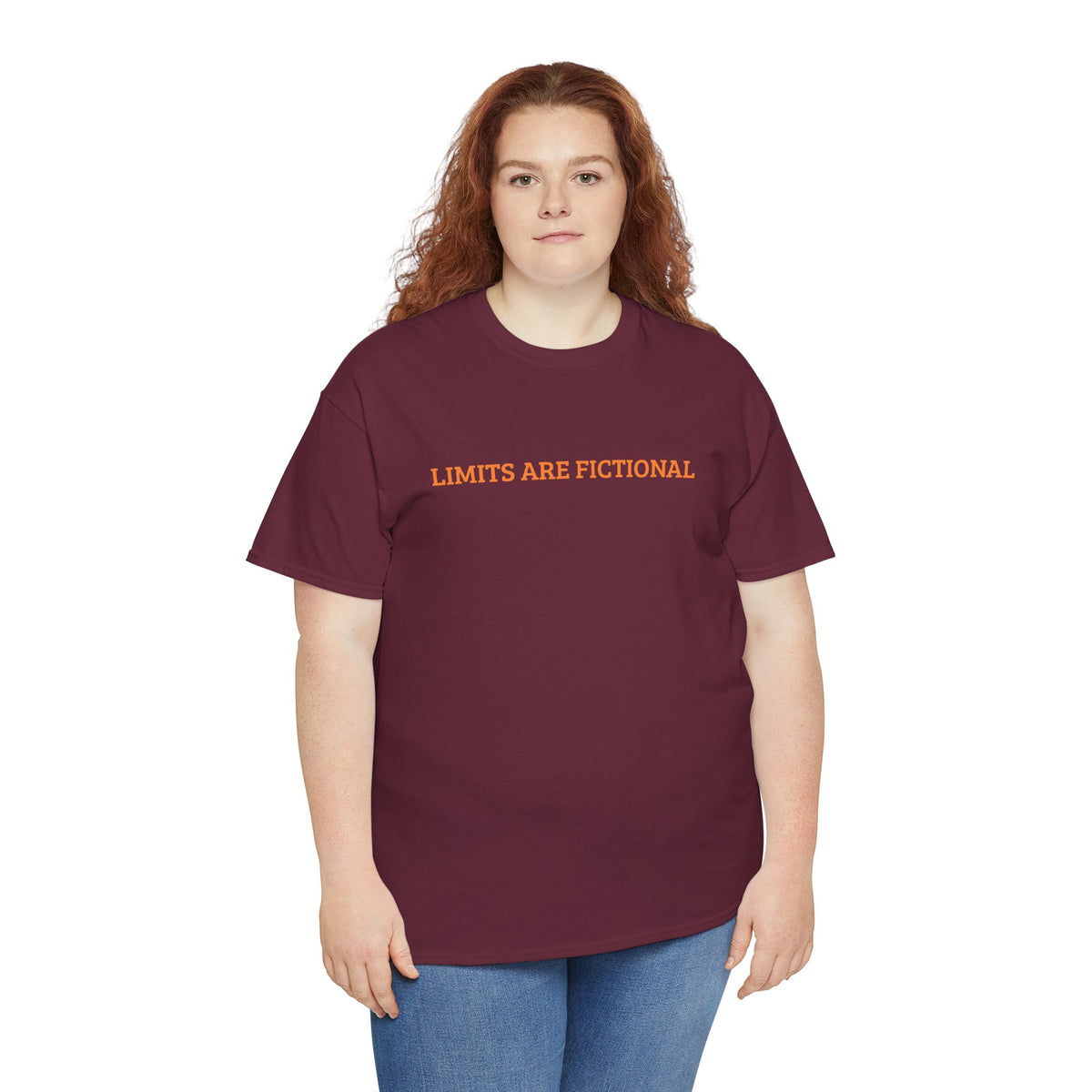 Limits Are Fictional, Motivation, Unisex Heavy Cotton Tee