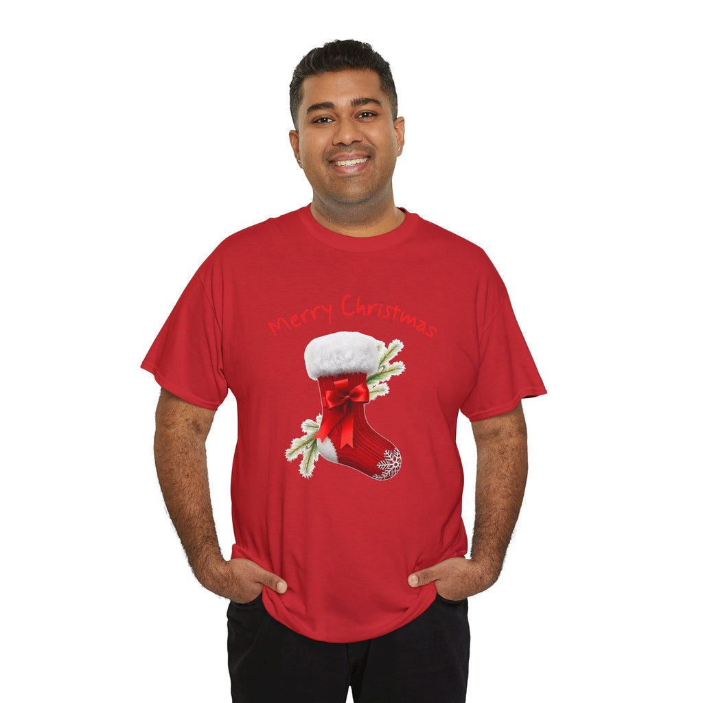 Holiday Stalking, Merry Christmas, Unisex Heavy Cotton Tee
